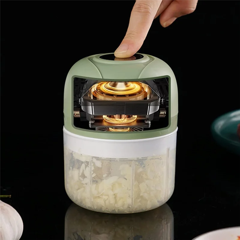 USB Mini Garlic Chopper – Green