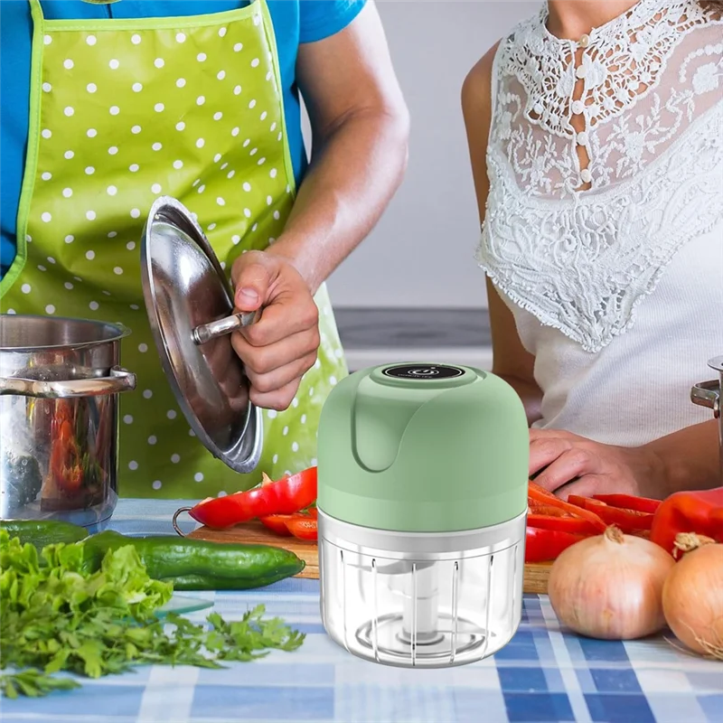 USB Mini Garlic Chopper – Green